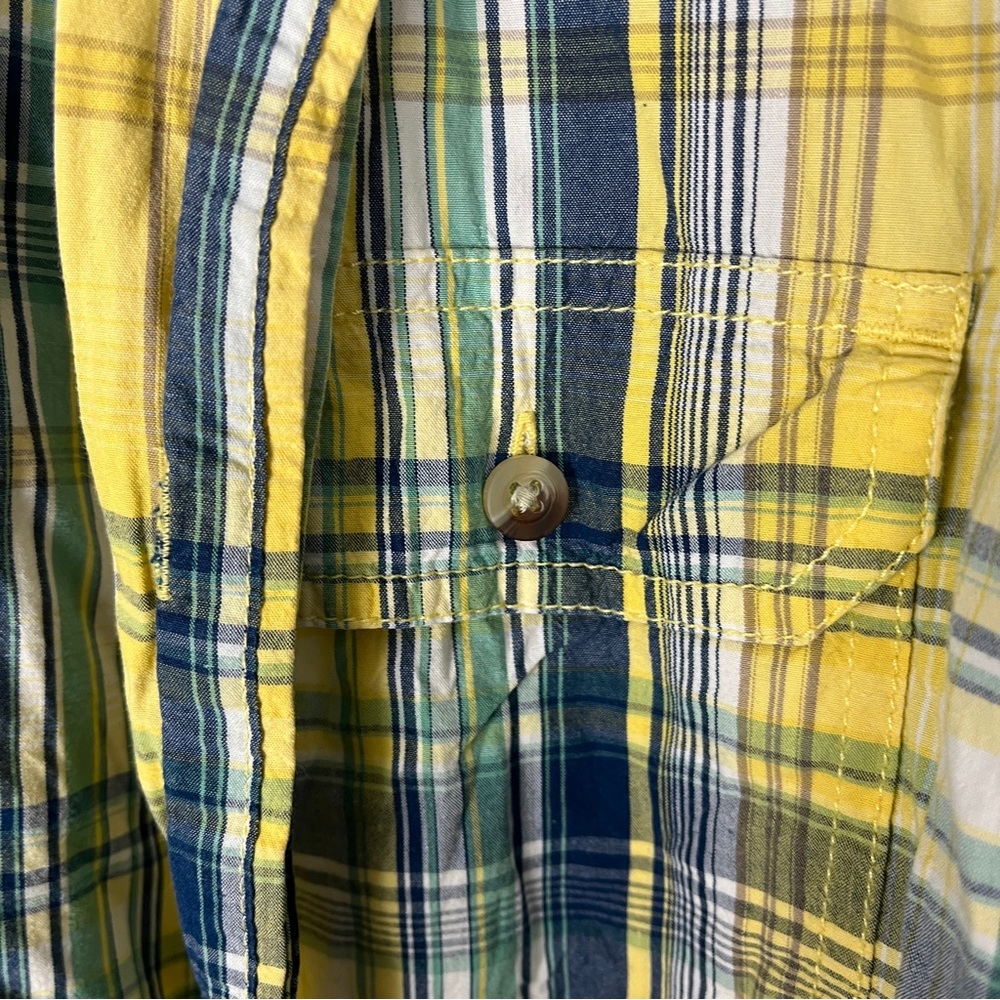 Ruff hewn men’s short sleeve plaid button down casual size xl - Picture 3 of 4